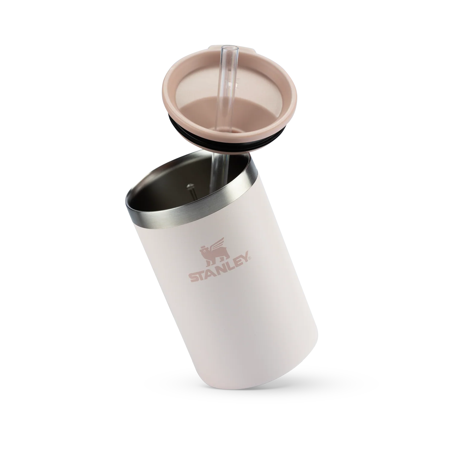 Can Cooler com canudo Rose Quartz | 296ML - Image 3